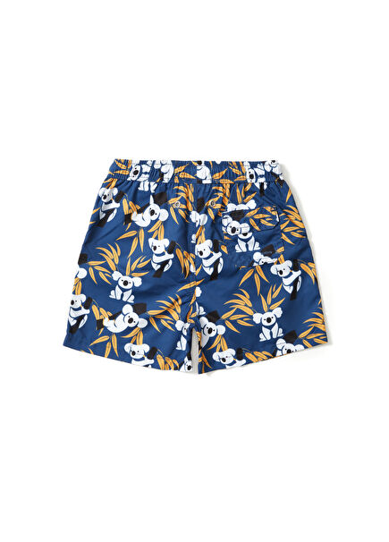 Australia Navy Blue Boys Swimsuit